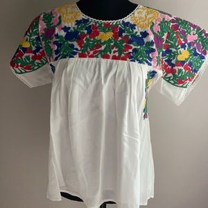 Buddy love embroidered top
